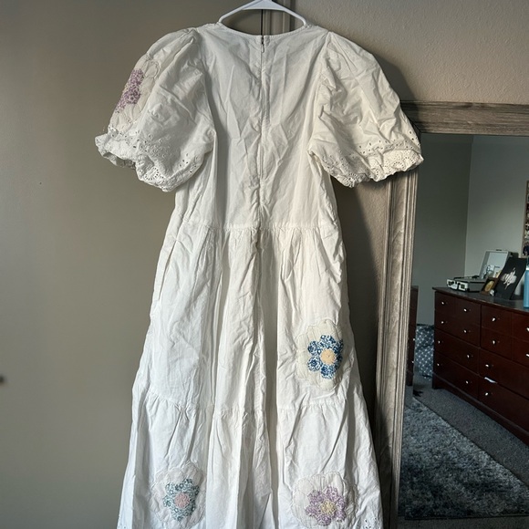 Sea New York Violette patchwork midi dress size medium - Picture 6 of 8